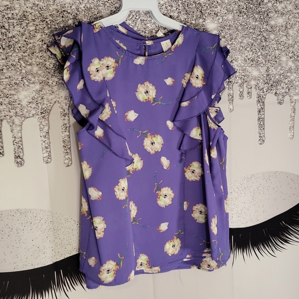 Westmoon Floral Sheer Tank Top
